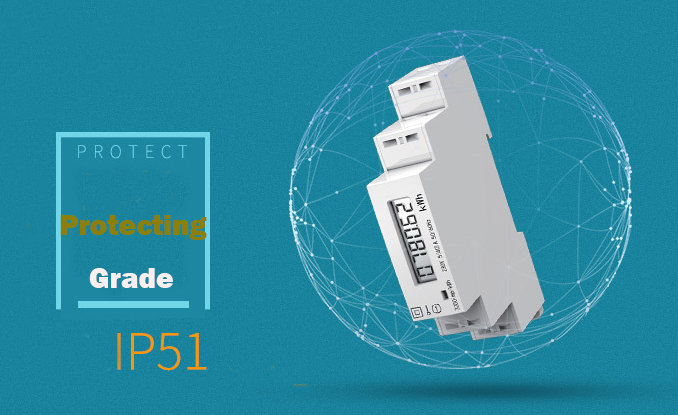 Detail of single phase digital energy meter
