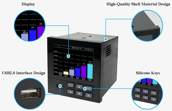 Details of 12 channel temperature data logger