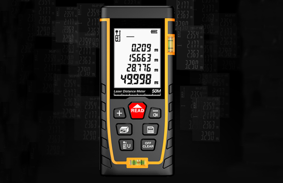 Detail of laser distance meter