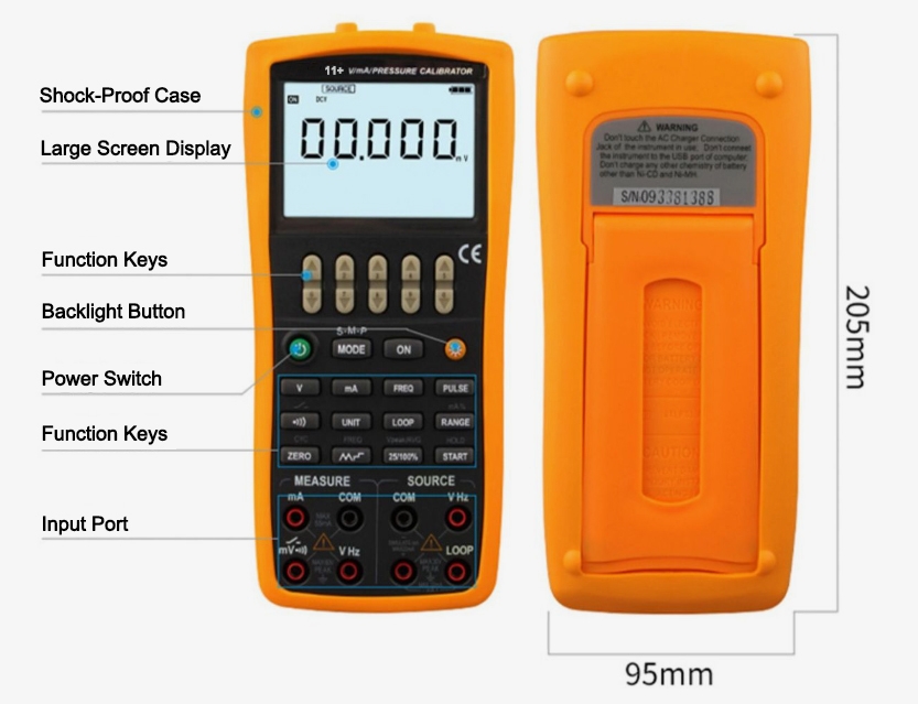 Details of mutifunctional process calibrator