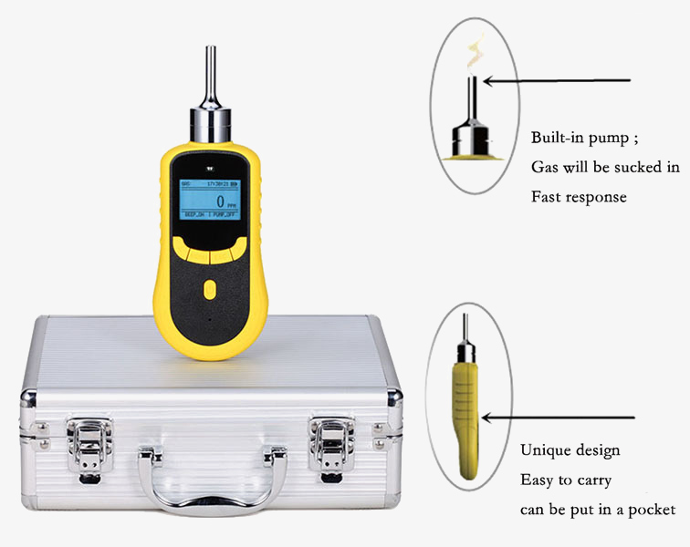 Portable NH3 gas detector details