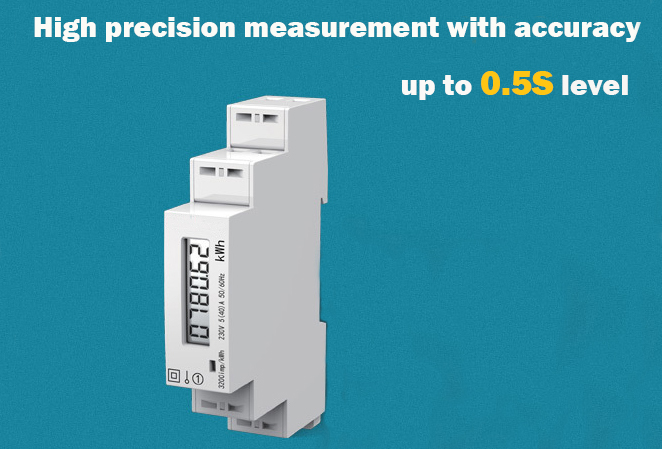 Detail of single phase digital energy meter