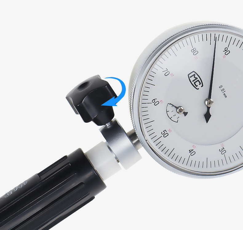 Dial bore gauge detail