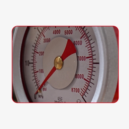 Diesel fuel pressure gauge dial image