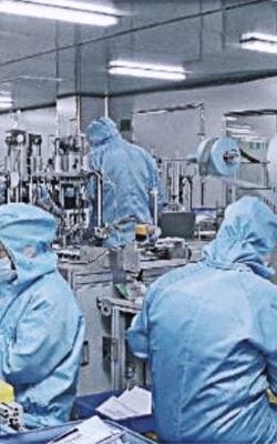 Differential pressure gauge for pharmaceutical factory