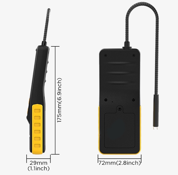 Digital brake fluid tester size