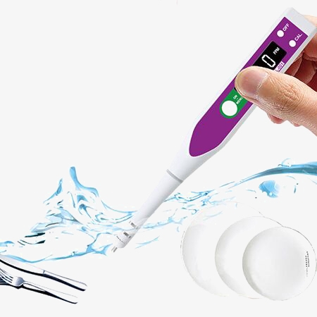 Digital chlorine meter detail