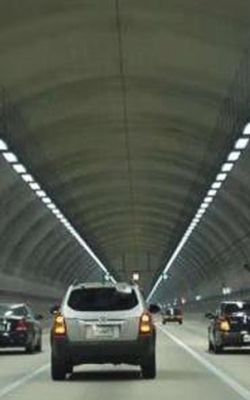 Digital concrete crack width meter for tunnels