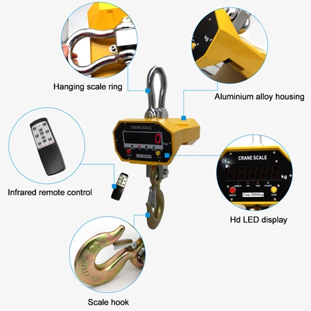 Details of mini crane scale