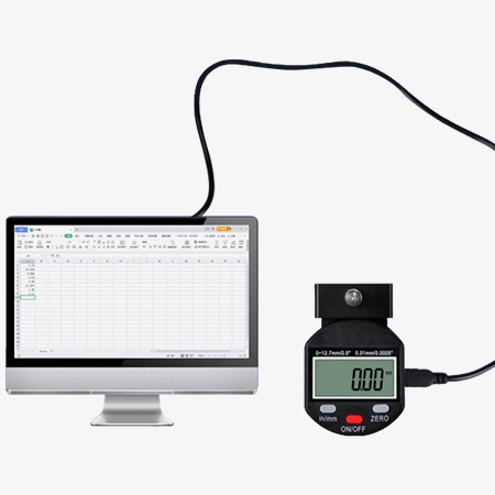 Digital dial test indicator connection to computer