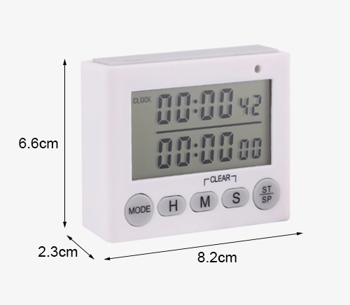 Digital dual kitchen timer dimension