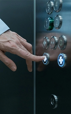Digital elevator rope tension meter for elevator commissioning