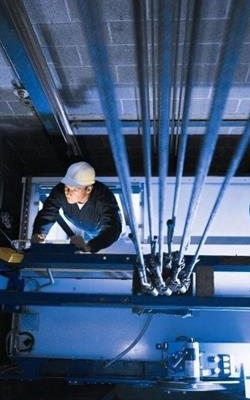 Digital elevator rope tension meter for elevator installation