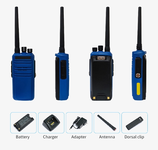 Digital explosion proof two way radio display