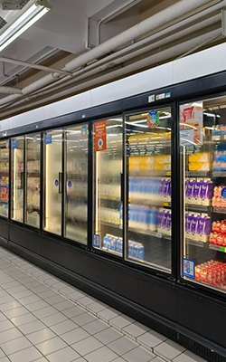 Digital freezer thermometer for supermarket