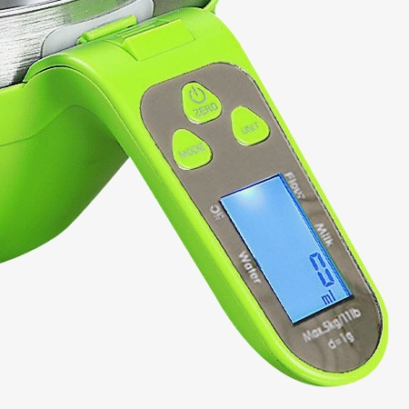 Digital kitchen bowl scale with lcd display