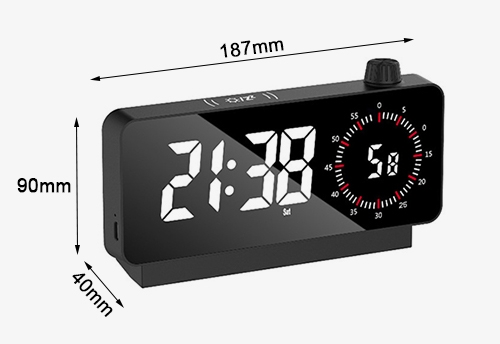 Digital kitchen timer with clock dimension
