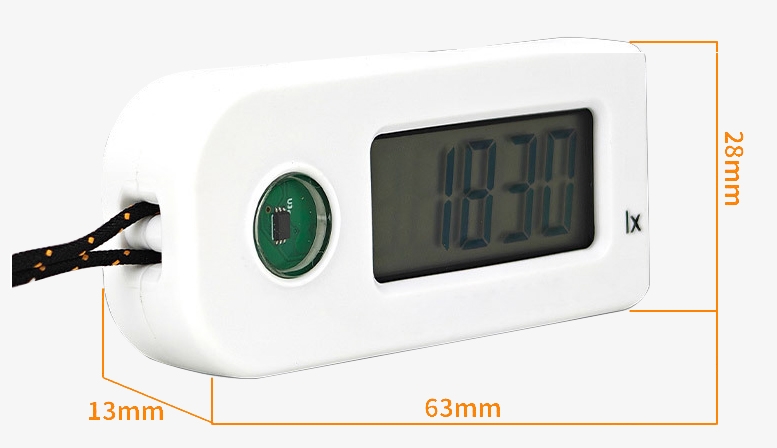 Digital lux meter size
