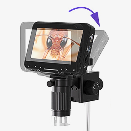 Digital microscope tilt adjustment