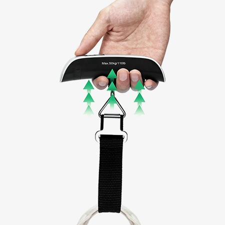 Digital portable luggage scale adopts T shaped handle design
