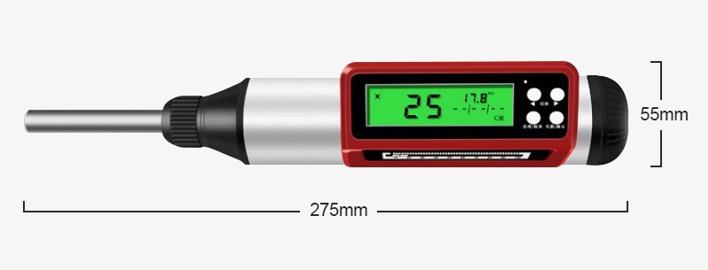 Digital rebound hammer dimension