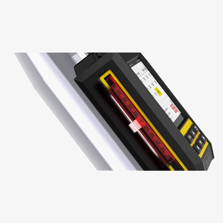 Digital rebound tester with laser detection module