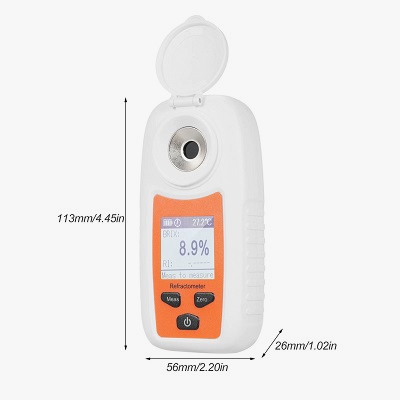 Digital refractometer dimensions