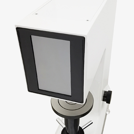 Digital rockwell hardness tester with a touch screen