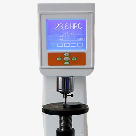 Digital rockwell hardness tester with lcd display