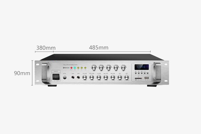 Digital stereo power amplifier dimensions