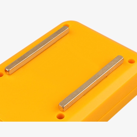 Digital surface resistance meter equipped metal copper strip electrodes