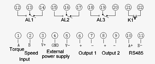 Digital torque meter wiring diagram