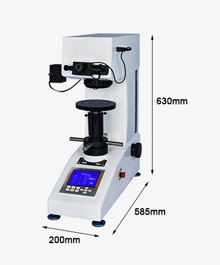 Digital vickers hardness tester dimension