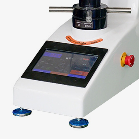 Digital vickers hardness tester with touch screen