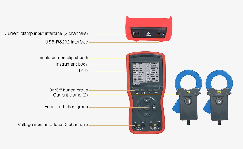 Digital volt amp meter details