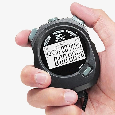 Double row 20-lane stopwatch dynamic design