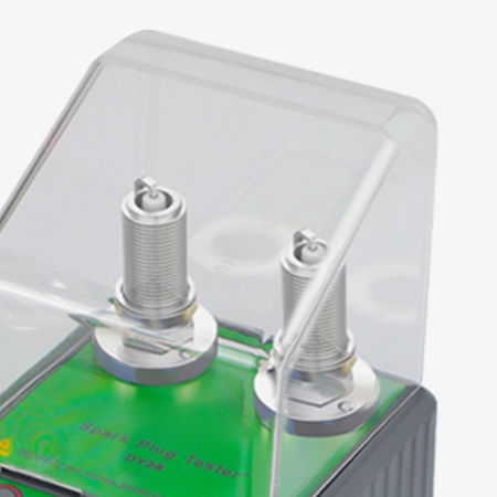 Dual holes design for portable spark tester