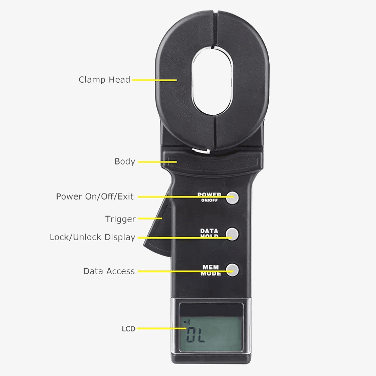 Digital earth resistance tester details