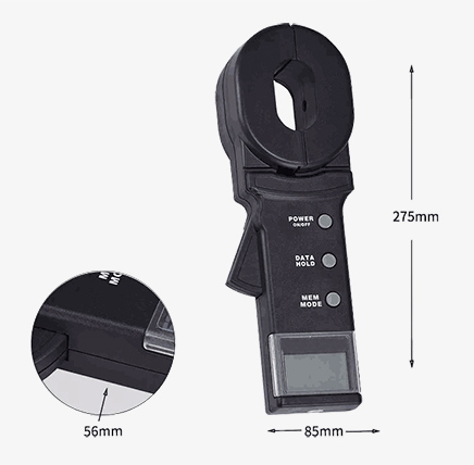 Earth resistance meter dimensions