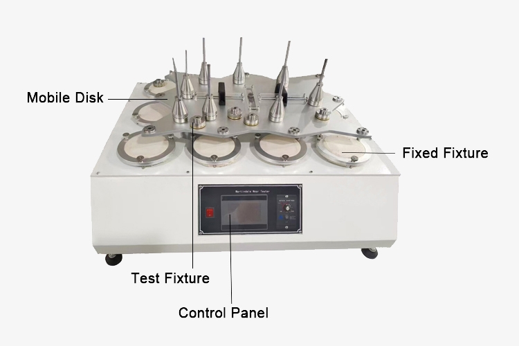 Eight-station Martindale abrasion tester details