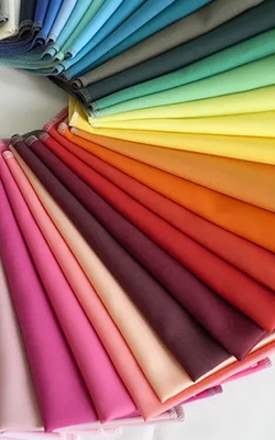 Fabric folding magnifying glass for textiles