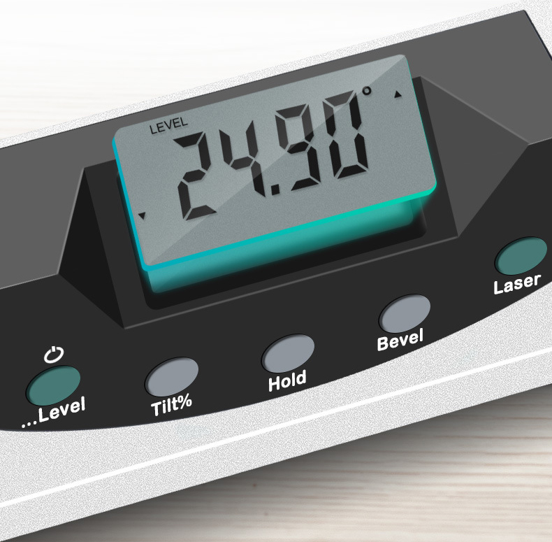 Features of laser spirit level