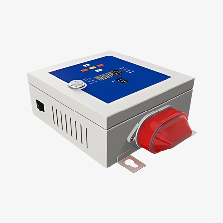 Fixed gas detector control panel