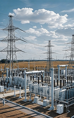 Fixed phosphine detector for substations