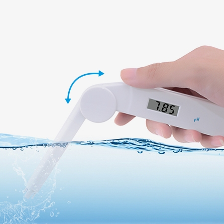 Foldable handheld ph tester