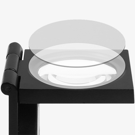 Folding magnifying glass optical glass lens