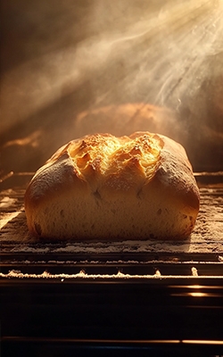 Food thermometer for baking
