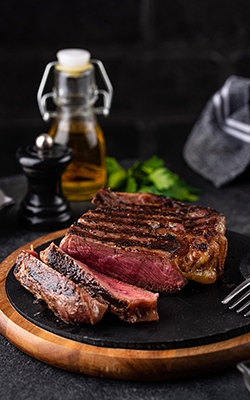 Food thermometer for beef steak