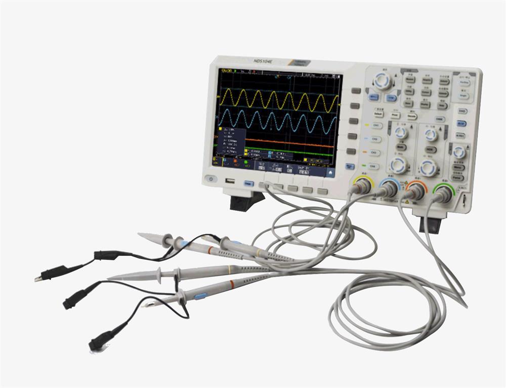 Detail of 4 channel digital stroage oscilloscope
