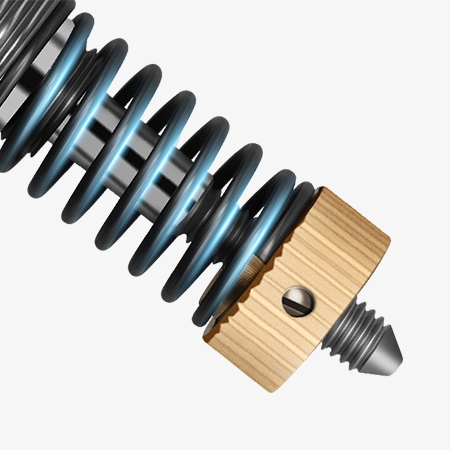 Fruit hardness tester adopts spring conduction